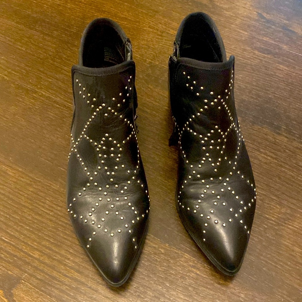 Booties with studs